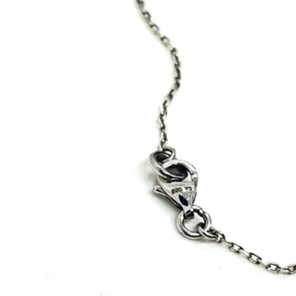 ABALONE SHELL MOTHER OF PEARL 925 STERLING SILVER STATION LINK NECKLACE 18" - Picture 16 of 16